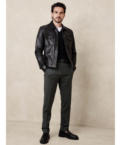 Banana Republic(バナナリパブリック)の「シグネチャー ネイルヘッド スーツパンツ(スラックス・メンズ・グレー・29/31/30/32/28/33/34)」の8枚目の写真