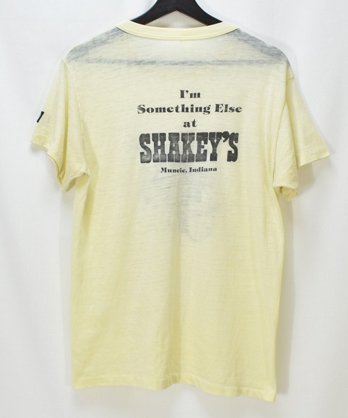 ヴィンテージ古着】70-80's SHAKEY'S Muncie, Indiana プリントT