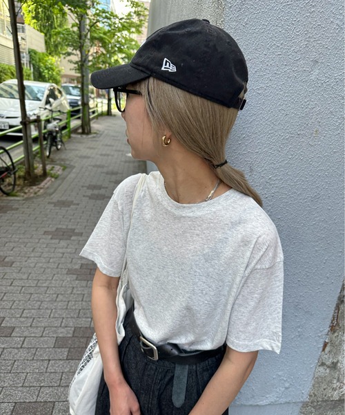 feepur（フェピュール）の「スラブ調ロゴ刺繍シアーTee（Tシャツ/カットソー・レディース・ブルー/ピンク/オートミール/オフホワイト/ブラック・MEDIUM）」の11枚目の写真