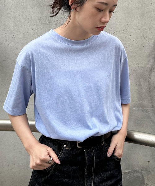 【送料関税込】中国 ARGUECULTURE に刺繍Tシャツ C2520617 Argue Culture(アーギューカルチャー) Tシャツ・カットソー