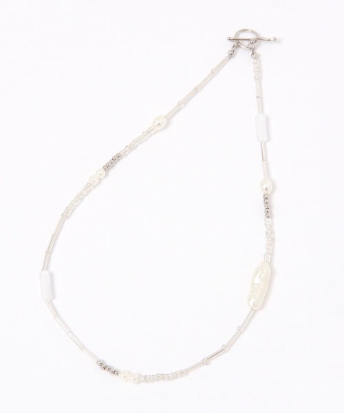 LEPSIM（レプシィム）の「パール＊ビーズショートネックレス　904580（ネックレス・レディース・ホワイト系その他/ホワイト・ONE SIZE）」の8枚目の写真