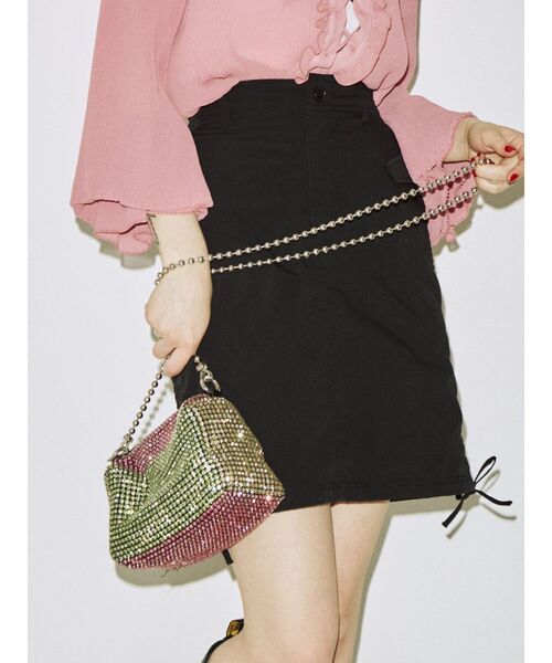 jouetie（ジュエティ）の「シャイニーショルダーBAG（ショルダーバッグ・レディース・オフホワイト/その他1・FREE）」の5枚目の写真