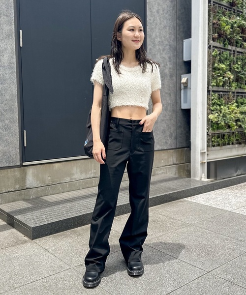 ANGLAN(アングラン)の「【ANGLAN/アングラン】Bundle String Hobo Bag(ショルダーバッグ・レディース・ブラック/オレンジ・FREE)」の6枚目の写真