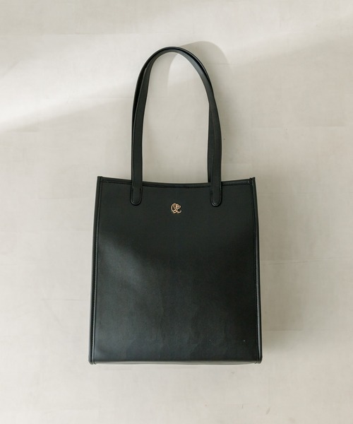 OLIVE des OLIVE(オリーブデオリーブ)の「【WEB限定】エンブレム付きトリミングトートバッグ 1032120020(トートバッグ・レディース・ピンク/アイボリー/ブラック/ホワイト・FREE)」の4枚目の写真