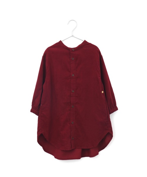 MAKE YOUR DAY(メイクユアデイ)の「シャツワンピース■150.160cm(シャツワンピース・キッズ・ブルー/ワインレッド/ベージュ・160/150)」の1枚目の写真