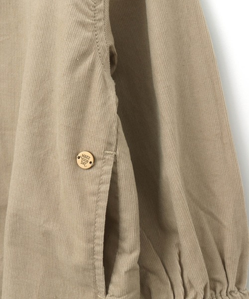 MAKE YOUR DAY(メイクユアデイ)の「シャツワンピース■150.160cm(シャツワンピース・キッズ・ブルー/ワインレッド/ベージュ・160/150)」の14枚目の写真