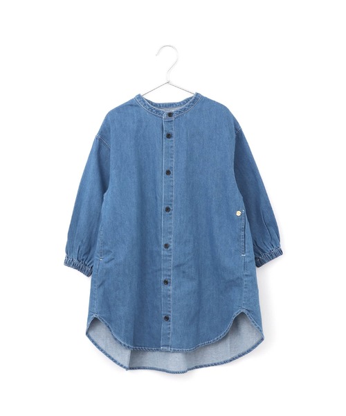 MAKE YOUR DAY(メイクユアデイ)の「シャツワンピース■150.160cm(シャツワンピース・キッズ・ブルー/ワインレッド/ベージュ・160/150)」の18枚目の写真
