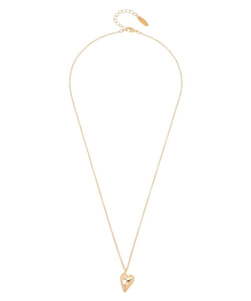 Ungrid（アングリッド）の「ハートモチーフネックレス（ネックレス・レディース・シルバー/ゴールド・FREE）」の4枚目の写真