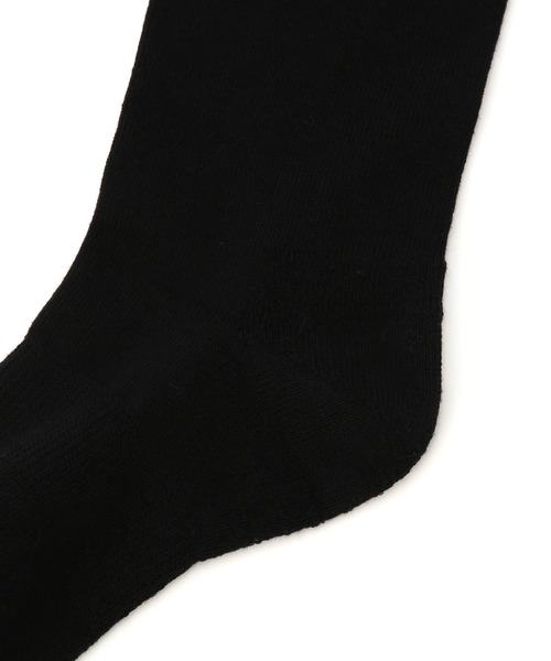 JUN&ROPE'(ジュンアンドロペ)の「フラミンゴ刺繍ニーハイソックス(ゴルフグッズ・レディース・ホワイト/ブラック・FREE)」の5枚目の写真