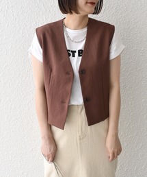 【ZOZO限定】SHIPS.me: 2WAY ストレッチ ジレ トップス