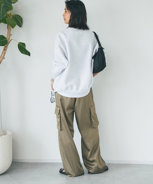 GOOD ROCK SPEED（グッドロックスピード）の「GOOD ROCK SPEED/NYC クルーネックスエット（スウェット・レディース・ライトグレー・FREE）」の7枚目の写真