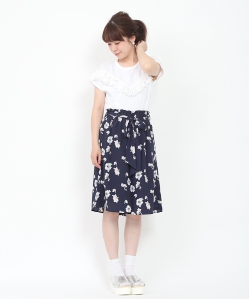 Chico(チコ)の「タックガウチョパンツ(その他パンツ・レディース・ホワイト/ネイビー/カーキ/その他18・FREE)」の15枚目の写真