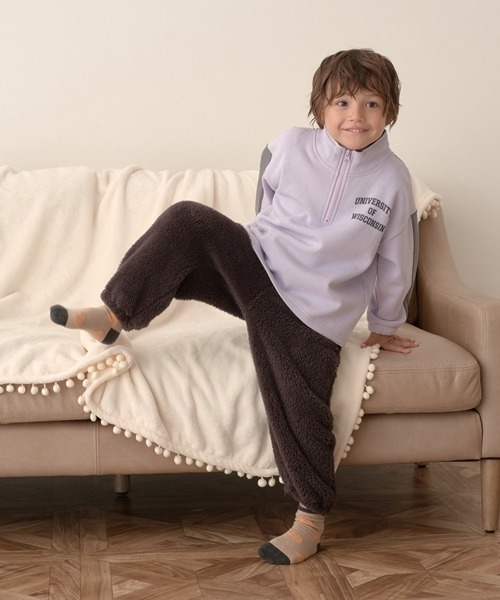 b・ROOM（ビールーム）の「【エニウェアシリーズ】ジップアップブルゾン×パンツセット（アンサンブル・キッズ・アイボリー/グレイッシュブルー/ミント/チャコール/ベージュ・110cm/120cm/150cm/100cm/140cm/130cm）」の11枚目の写真