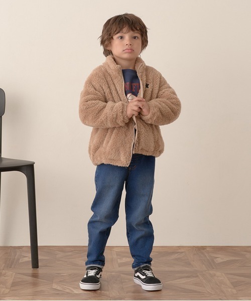 b・ROOM（ビールーム）の「【エニウェアシリーズ】ジップアップブルゾン×パンツセット（アンサンブル・キッズ・アイボリー/グレイッシュブルー/ミント/チャコール/ベージュ・110cm/120cm/150cm/100cm/140cm/130cm）」の12枚目の写真