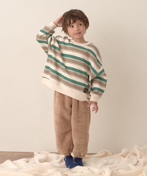 b・ROOM（ビールーム）の「【エニウェアシリーズ】ジップアップブルゾン×パンツセット（アンサンブル・キッズ・アイボリー/グレイッシュブルー/ミント/チャコール/ベージュ・110cm/120cm/150cm/100cm/140cm/130cm）」の13枚目の写真