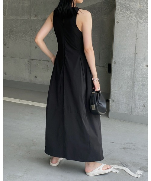 Marient（マリエント）の「アメリカンスリーブロングOP（ワンピース・レディース・ホワイト/ブラック・FREE）」の3枚目の写真