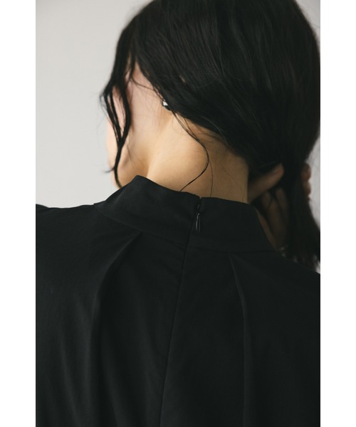 STYLEMIXER（スタイルミキサー）の「ロングカフハイネックブラウス（シャツ/ブラウス・レディース・ブラック/ベージュ/ホワイト・FREE）」の13枚目の写真