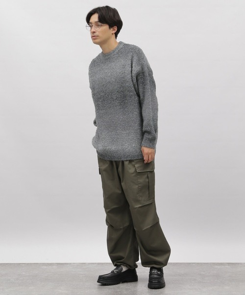 LAKOLE（ラコレ）の「グラデーションニットプルオーバー / 907214（ニット/セーター・メンズ・オレンジ/パープル/チャコールグレー・LARGE/X-LARGE/MEDIUM）」の4枚目の写真