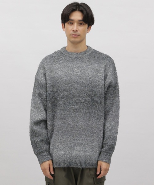 LAKOLE（ラコレ）の「グラデーションニットプルオーバー / 907214（ニット/セーター・メンズ・オレンジ/パープル/チャコールグレー・LARGE/X-LARGE/MEDIUM）」の9枚目の写真