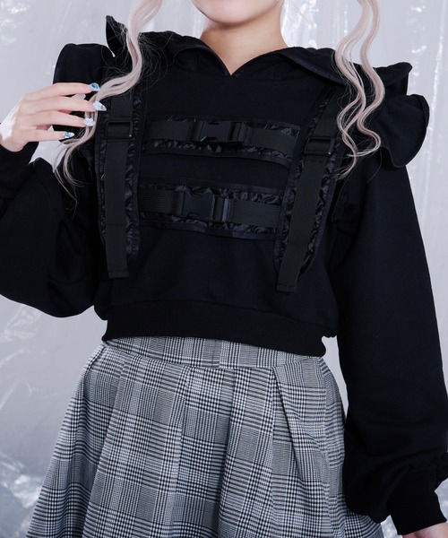 Pal elfy（パルエルフィー）の「キルティングハーネスパーカー