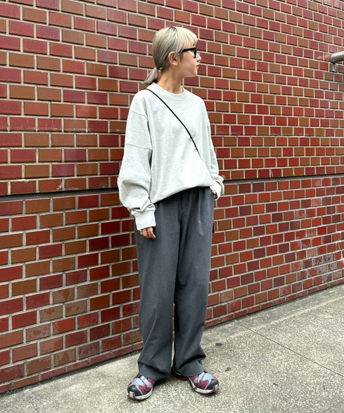 CIAOPANIC TYPY(チャオパニックティピー)の「リブ切替スウェットプルオーバー(スウェット・メンズ・ネイビー/ライトグレー・MEDIUM/LARGE)」の20枚目の写真