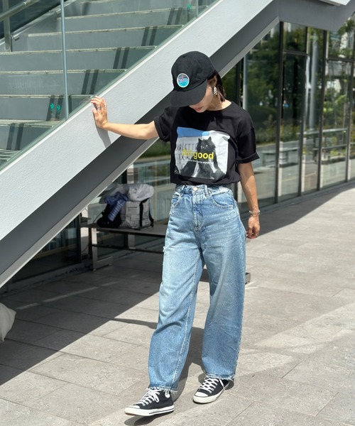 L.H.P（エルエイチピー）の「【ZOZOTOWN限定】LHP×IMOKO/エルエイチピー/Vintage Photos CAT TEE（Tシャツ/カットソー・レディース・ブラック・S/XL/M/L）」の20枚目の写真