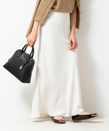 NOLLEY’S Sophi | ウォッシャブルマットサテンナローロングスカート(スカート)