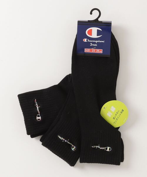 Champion（チャンピオン）の「【Champion/チャンピオン】レディース 【3足組】クォーターレングスソックス（ソックス/靴下・レディース・ホワイト/ブラック/その他・SMALL）」の13枚目の写真