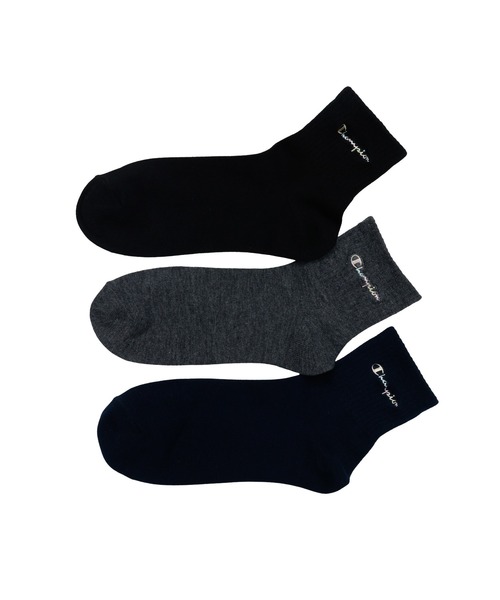 Champion（チャンピオン）の「【Champion/チャンピオン】レディース 【3足組】クォーターレングスソックス（ソックス/靴下・レディース・ホワイト/ブラック/その他・SMALL）」の3枚目の写真