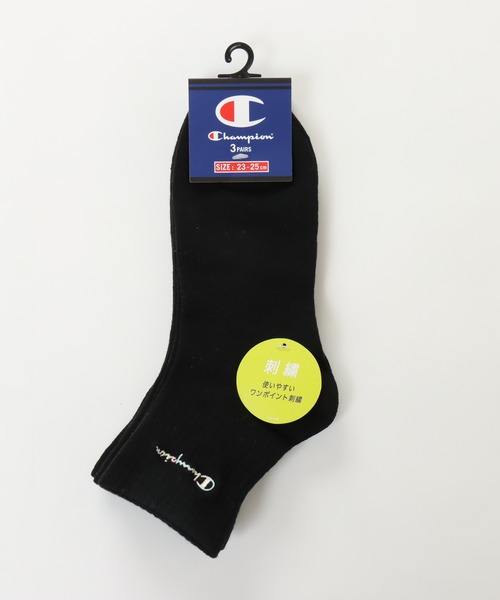 Champion（チャンピオン）の「【Champion/チャンピオン】レディース 【3足組】クォーターレングスソックス（ソックス/靴下・レディース・ホワイト/ブラック/その他・SMALL）」の10枚目の写真