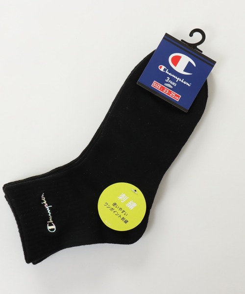Champion（チャンピオン）の「【Champion/チャンピオン】レディース 【3足組】クォーターレングスソックス（ソックス/靴下・レディース・ホワイト/ブラック/その他・SMALL）」の11枚目の写真