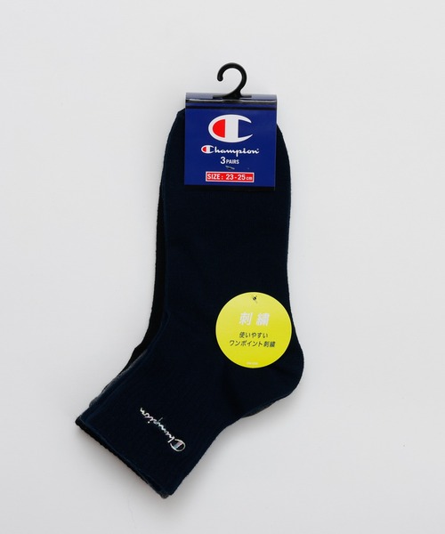 Champion（チャンピオン）の「【Champion/チャンピオン】レディース 【3足組】クォーターレングスソックス（ソックス/靴下・レディース・ホワイト/ブラック/その他・SMALL）」の16枚目の写真