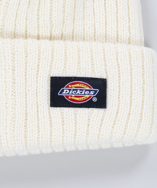 Dickies（ディッキーズ）の「【Dickies / ディッキーズ】スマイルロゴ刺繍ニットビーニー/ワッチキャップ/ユニセックス（ニットキャップ/ビーニー・メンズ・ブラック/オフホワイト・ONESIZE）」の5枚目の写真