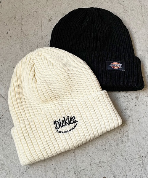 Dickies（ディッキーズ）の「【Dickies / ディッキーズ】スマイルロゴ刺繍ニットビーニー/ワッチキャップ/ユニセックス（ニットキャップ/ビーニー・メンズ・ブラック/オフホワイト・ONESIZE）」の17枚目の写真