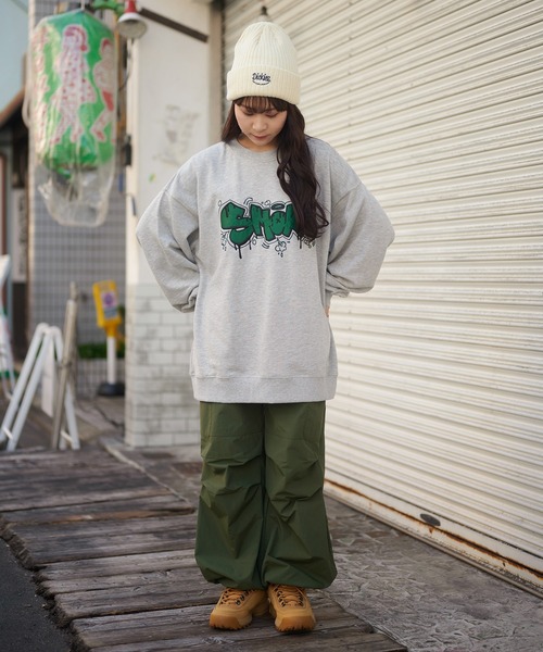 Dickies（ディッキーズ）の「【Dickies / ディッキーズ】スマイルロゴ刺繍ニットビーニー/ワッチキャップ/ユニセックス（ニットキャップ/ビーニー・メンズ・ブラック/オフホワイト・ONESIZE）」の14枚目の写真