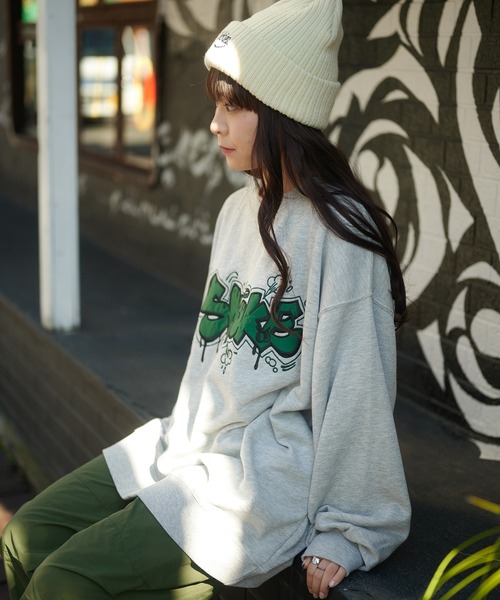 Dickies（ディッキーズ）の「【Dickies / ディッキーズ】スマイルロゴ刺繍ニットビーニー/ワッチキャップ/ユニセックス（ニットキャップ/ビーニー・メンズ・ブラック/オフホワイト・ONESIZE）」の11枚目の写真