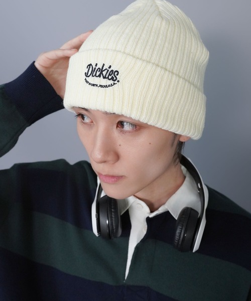 Dickies / ディッキーズ】スマイルロゴ刺繍ニットビーニー/ワッチ