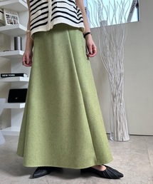 ツイードフレアスカート