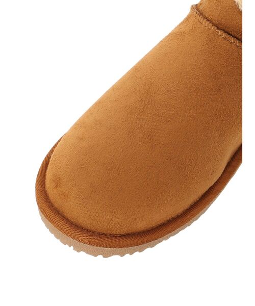 Green Parks(グリーンパークス)の「RUPIS.ショートムートンブーツ(ブーツ・レディース・キャメル/ブラック・S/XL/M/L)」の8枚目の写真