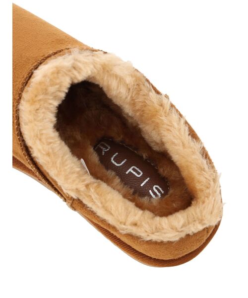 Green Parks(グリーンパークス)の「RUPIS.ショートムートンブーツ(ブーツ・レディース・キャメル/ブラック・S/XL/M/L)」の9枚目の写真