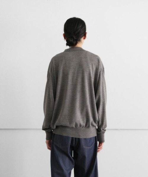 crepuscule（クレプスキュール）の「crepuscule Knit Polo L/S