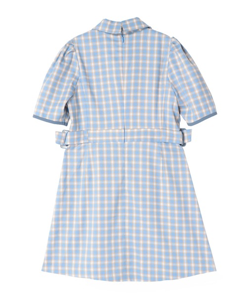 PAMEO POSE(パメオポーズ)の「Cross Tie Mini Dress Sky(ワンピース・レディース・スカイブルー・MEDIUM/SMALL)」の2枚目の写真