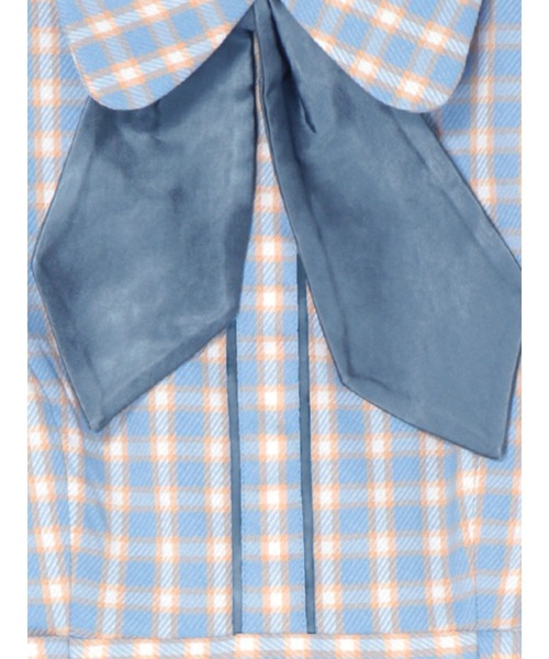 PAMEO POSE(パメオポーズ)の「Cross Tie Mini Dress Sky(ワンピース・レディース・スカイブルー・MEDIUM/SMALL)」の6枚目の写真