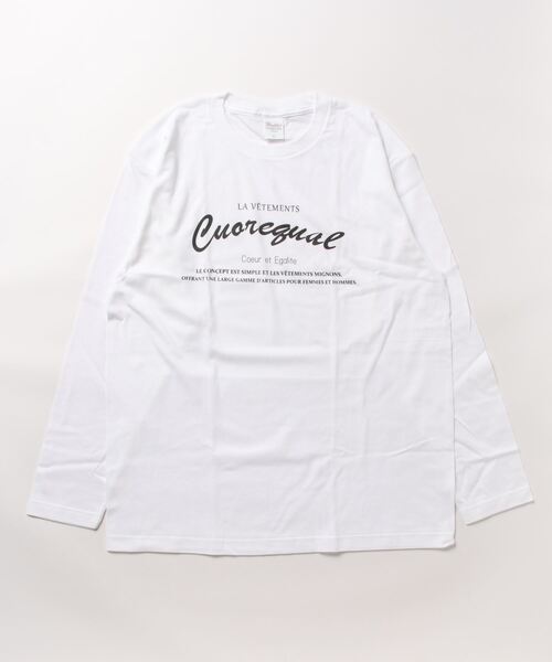 cuorequal(クオレコール)の「ロゴロンT(Tシャツ/カットソー・レディース・B/A・LARGE)」の2枚目の写真