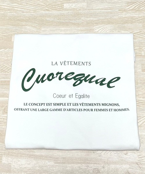 cuorequal(クオレコール)の「ロゴロンT(Tシャツ/カットソー・レディース・B/A・LARGE)」の3枚目の写真