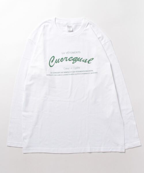 cuorequal(クオレコール)の「ロゴロンT(Tシャツ/カットソー・レディース・B/A・LARGE)」の10枚目の写真