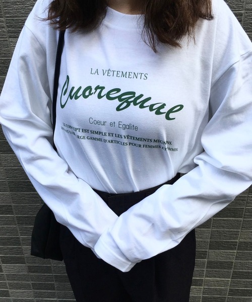 cuorequal(クオレコール)の「ロゴロンT(Tシャツ/カットソー・レディース・B/A・LARGE)」の7枚目の写真