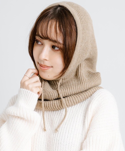 Rocky Monroe(ロッキーモンロー)の「バラクラバ フードネックウォーマー(ネックウォーマー/スヌード・メンズ・グレー/キャメル/ベージュ/ブラック・FREE)」の21枚目の写真