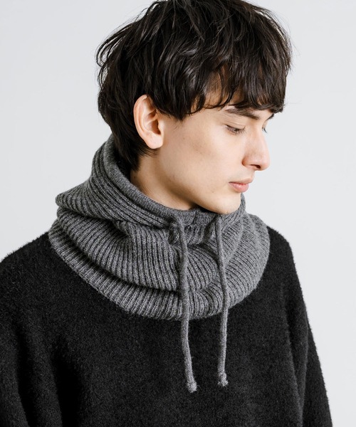 Rocky Monroe(ロッキーモンロー)の「バラクラバ フードネックウォーマー(ネックウォーマー/スヌード・メンズ・グレー/キャメル/ベージュ/ブラック・FREE)」の13枚目の写真