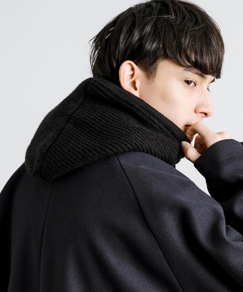 Rocky Monroe(ロッキーモンロー)の「バラクラバ フードネックウォーマー(ネックウォーマー/スヌード・メンズ・グレー/キャメル/ベージュ/ブラック・FREE)」の6枚目の写真